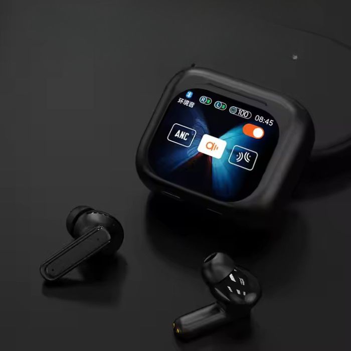 Écouteurs ANC ENC BY16 TWS Écran tactile couleur LCD Longue durée de vie de la batterie Véritables écouteurs sans fil Lecture de musique Bon son Écouteurs BY-16 1