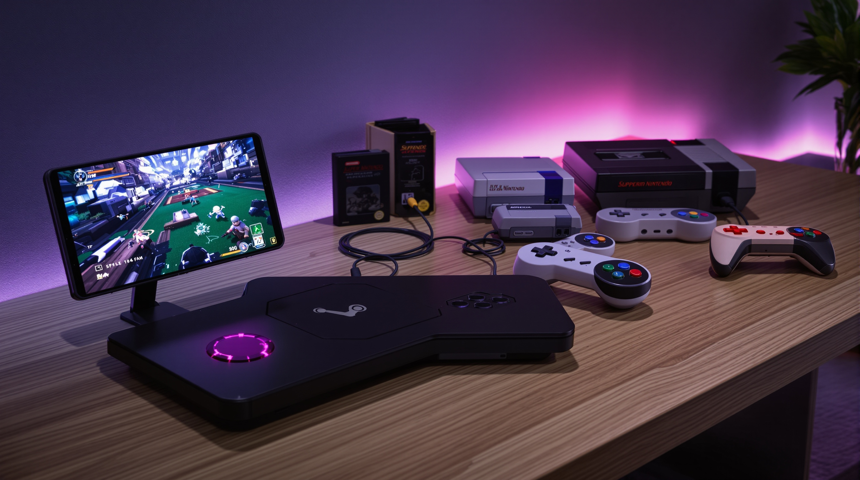 Steam deck face aux consoles retro gaming classiques : comparatif 2026